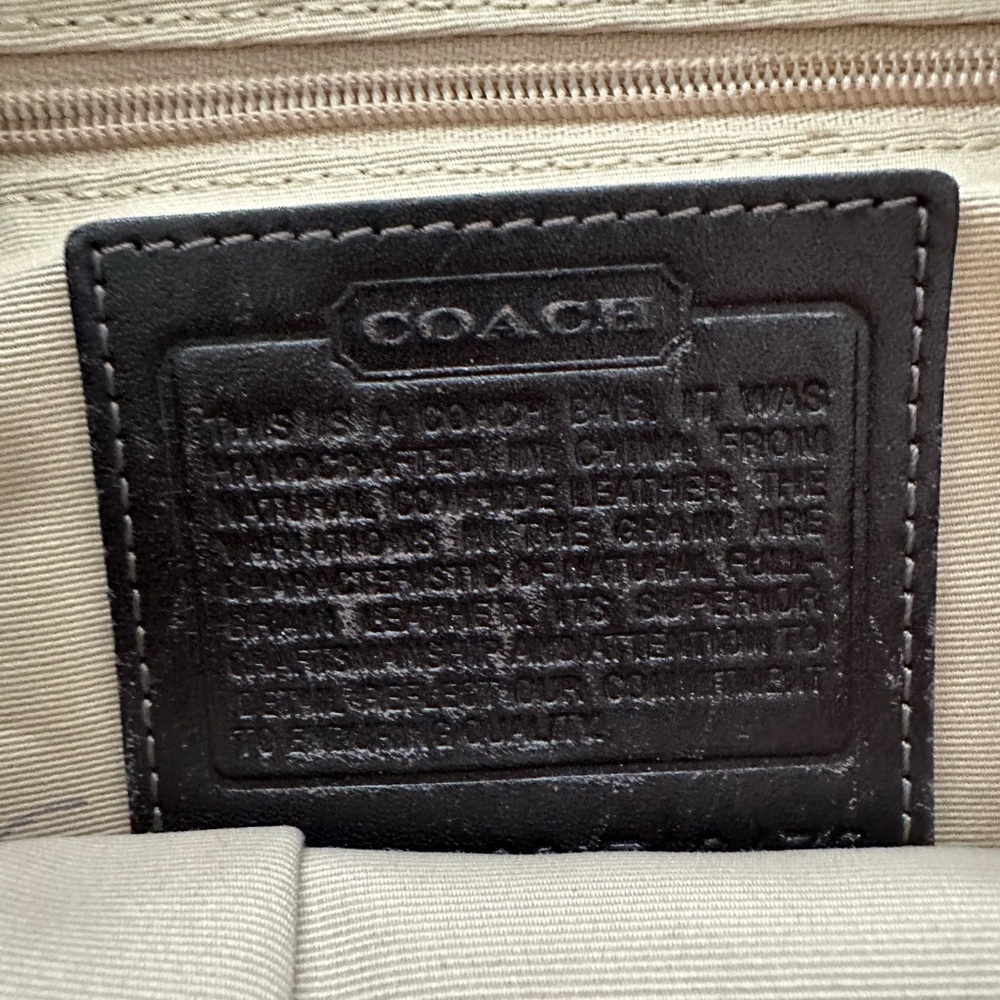 Coach Brown Leather vintage hobo Y2K limited soho Dylan western shoulder bag - Picture 4 of 5